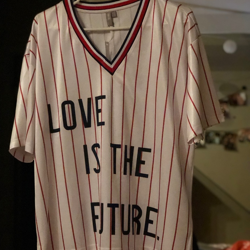 Asos baseball tee with slogan